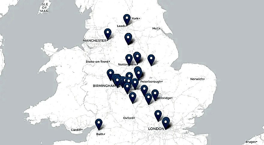 Locations Map